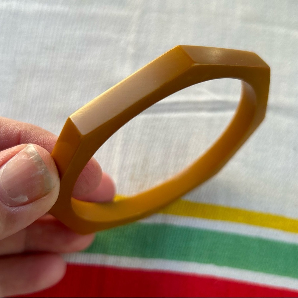 Vintage Bakelite Octagon Bracelet
